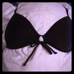 Halter bikini top.  👙 Molded cups with push up.